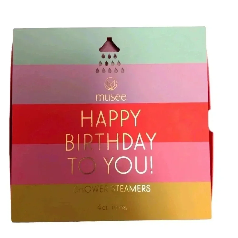 NWT Musee Happy Birthday To You  Shower Steamer